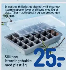 REMA 1000 Silikone isterningebakke med plastlåg tilbud