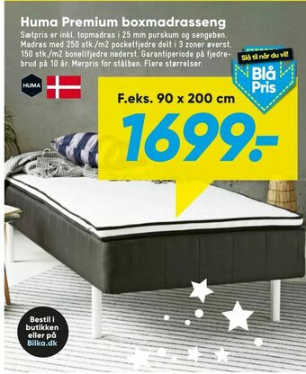 Bilka Huma Premium boxmadrasseng tilbud