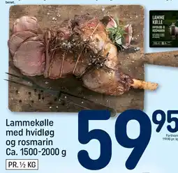 REMA 1000 Lammekølle med hvidløg og rosmarin Ca. tilbud