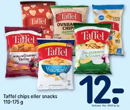 REMA 1000 Taffel chips eller snacks tilbud