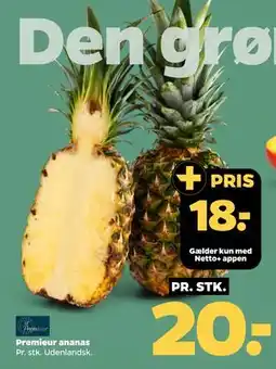 Netto Premieur ananas tilbud