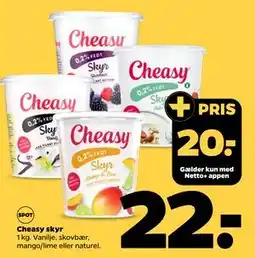 Netto Cheasy skyr tilbud