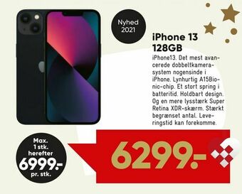 Bilka iPhone 13 128GB tilbud
