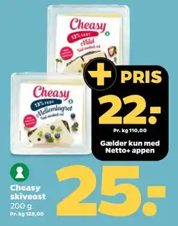 Netto Cheasy skiveost tilbud