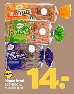 Netto Pågen brød tilbud