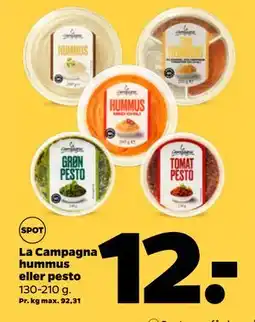 Netto La Campagna hummus eller pesto tilbud