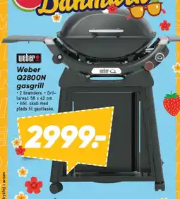 Bilka Weber weber q2800n gasgrill tilbud