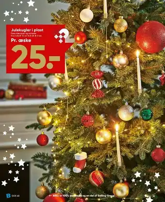 Julekugler i plast
