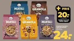 Netto Breakfast from Bell's mysli eller granola tilbud