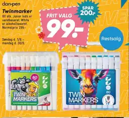 Bilka Dan-pen Twinmarker tilbud