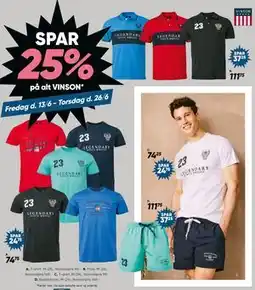 Bilka SPAR 25% på alt VINSON tilbud