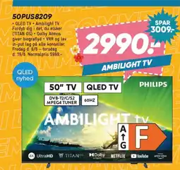 Bilka AMBILIGHT tv 50PUS8209 tilbud