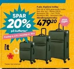 Bilka Spar 20% på kufferter tilbud