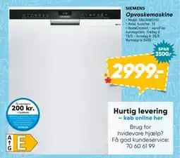 Bilka Opvaskemaskine tilbud