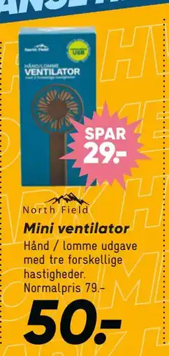 Bilka Mini ventilator tilbud