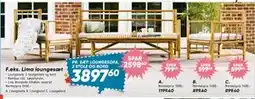 Bilka Lima loungesæt tilbud