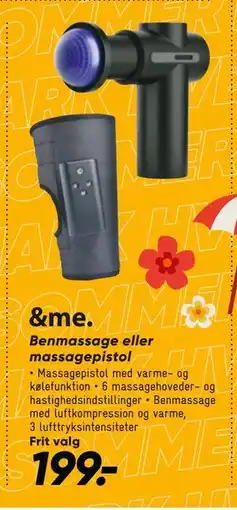 Bilka Benmassage eller massagepistol tilbud