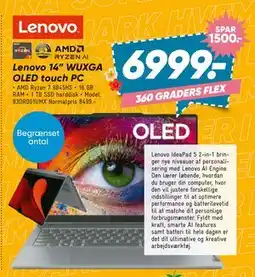 Bilka Lenovo 14” WUXGA OLED touch PC tilbud
