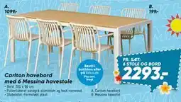 Bilka Carlton havebord tilbud