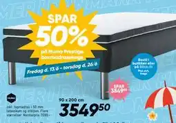 Bilka SPAR 50% på Huma Prestige boxmadrassenge tilbud