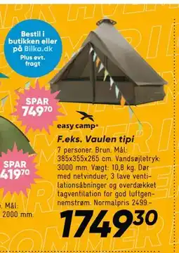 Bilka Vaulen tipi tilbud