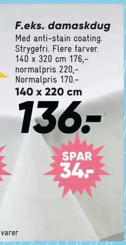 Bilka damaskdug tilbud