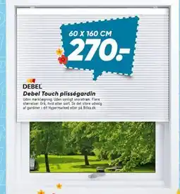 Bilka Debel Touch plisségardin tilbud