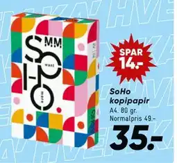 Bilka SoHo kopipapir tilbud