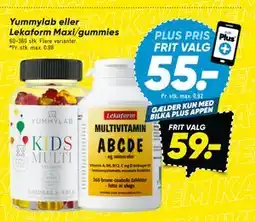 Bilka Yummylab eller Lekaform Maxi/gummies tilbud