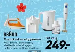 Bilka Braun køkken elapparater tilbud