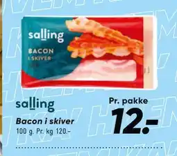 Bilka Bacon i skiver tilbud