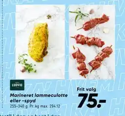Bilka Marineret lammeculotte eller -spyd tilbud