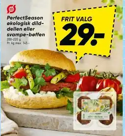 Bilka PerfectSeason økologisk dilddellen eller svampe-bøffen tilbud