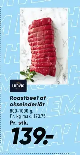 Bilka Roastbeef af okseinderlår tilbud