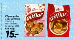 Bilka Pågen gifler eller vanillas tilbud