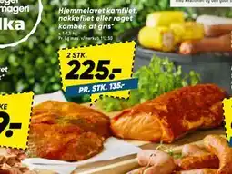 Bilka Hjemmelavet kamfilet, nakkefilet eller røget kamben af gris tilbud