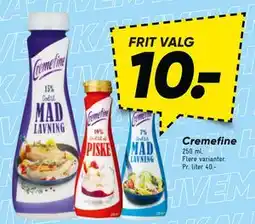 Bilka Cremefine tilbud