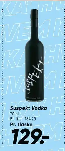 Bilka Suspekt Vodka tilbud