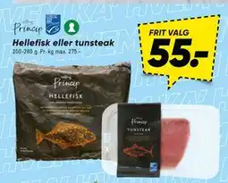 Hellefisk eller tunsteak