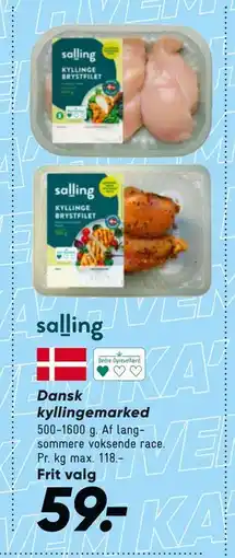Bilka Dansk kyllingemarked tilbud