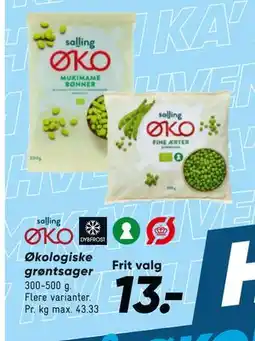 Bilka Økologiske grøntsager tilbud
