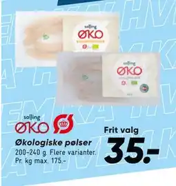 Bilka Økologiske pølser tilbud
