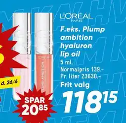 Bilka Plump ambition hyaluron lip oil tilbud