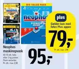 Føtex Neophos maskinopvask tilbud
