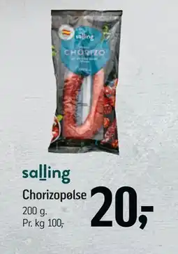 Føtex Chorizopølse tilbud