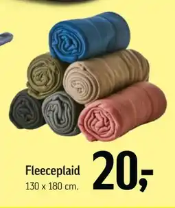 Føtex Fleeceplaid tilbud