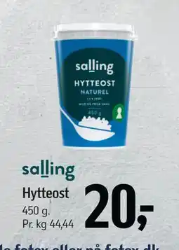 Føtex Hytteost tilbud