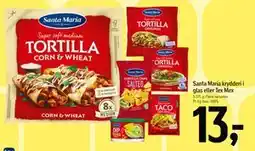 Føtex Santa Maria krydderi i glas eller Tex Mex tilbud