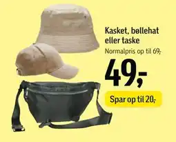Føtex Kasket, bøllehat eller taske tilbud
