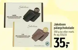 Føtex Jakobsen pålægchokolade tilbud